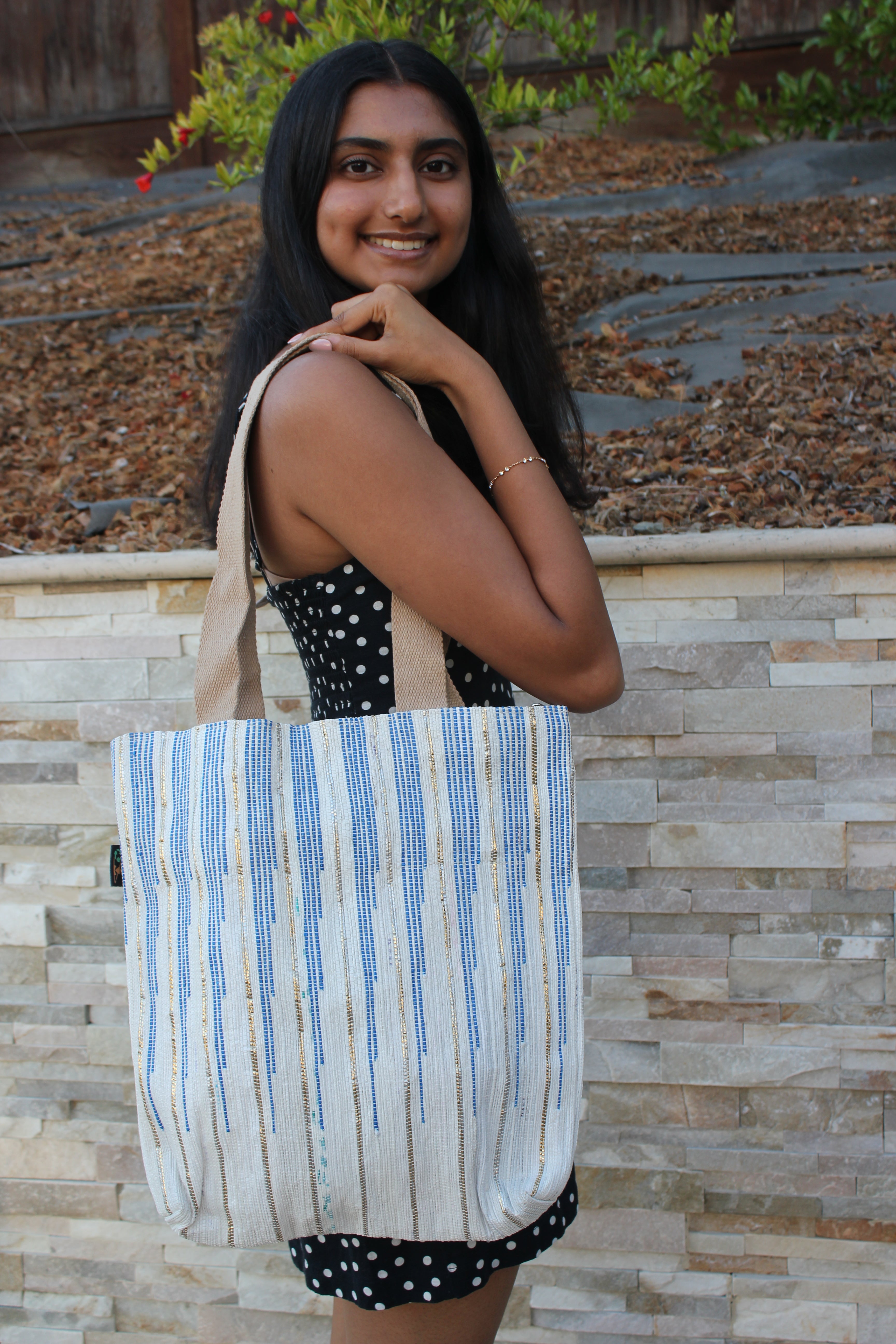Upcycled Handwoven Shop n Go Designer 001