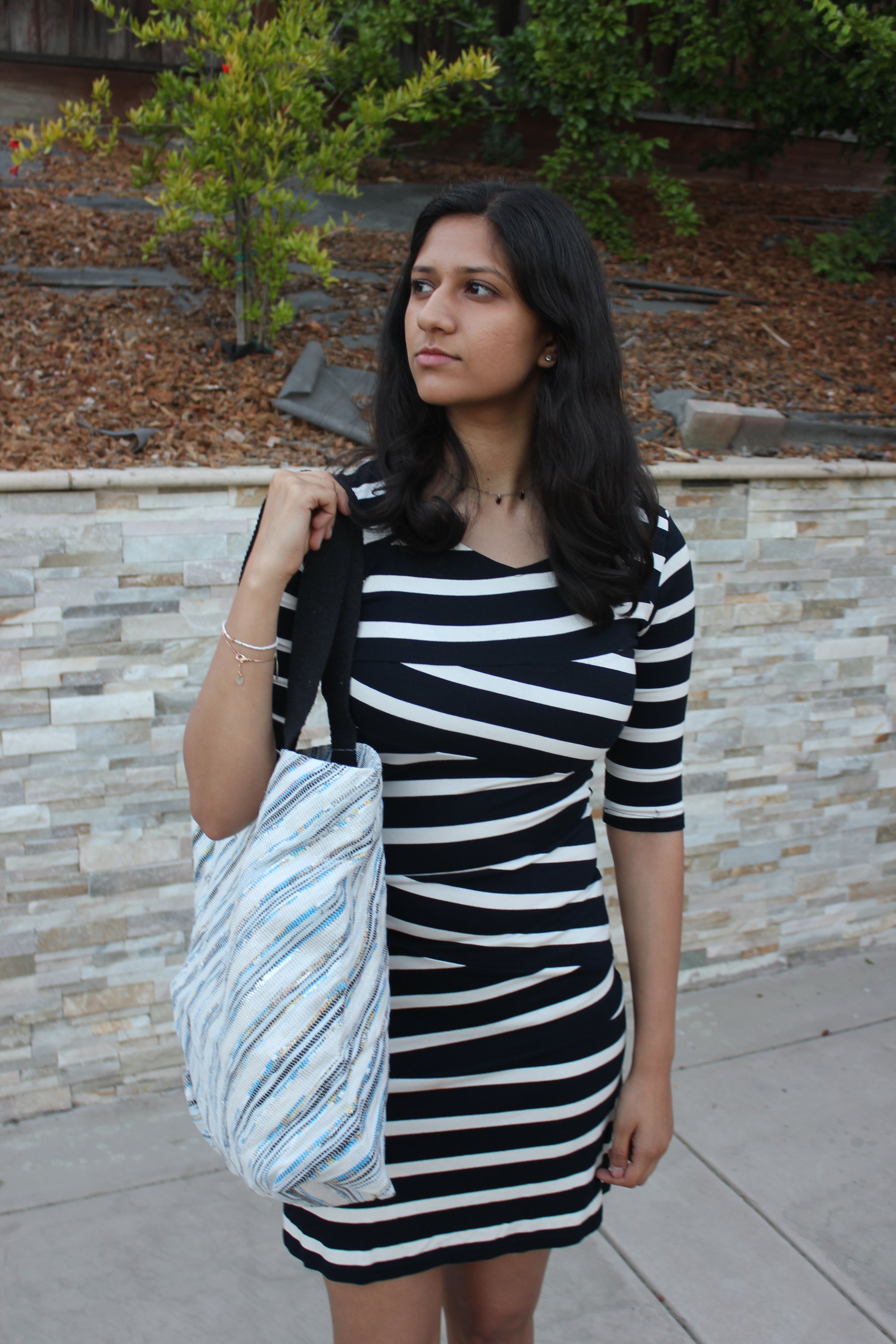 Upcycled Handwoven Beach Bag Designer 001